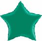 Green Star Shaped Balloon